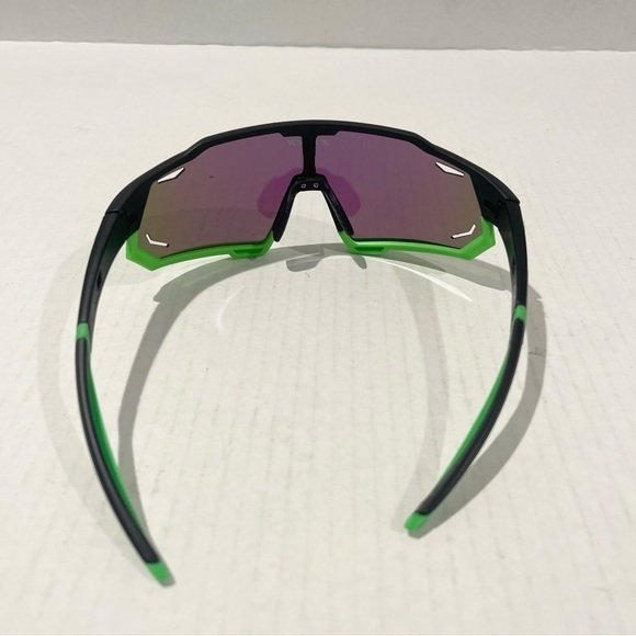 Unisex X-Tinger Polarized Green Black Cycling Sunglasses! - Picture 5 of 8